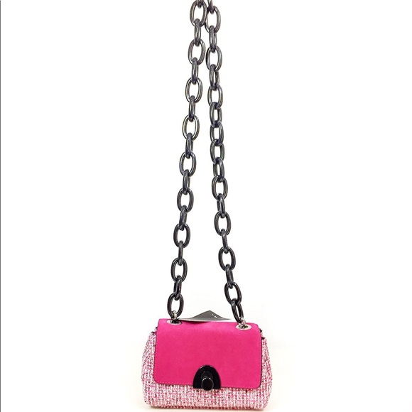 Zara Barbie pink chain strap bag - Picture 1 of 8